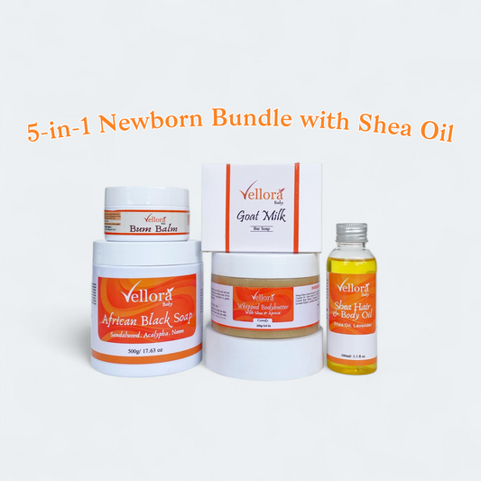5-in-1 Newborn Baby Bundle with Shea Oil